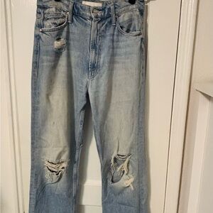 Mother Distressed Boyfriend Jeans
